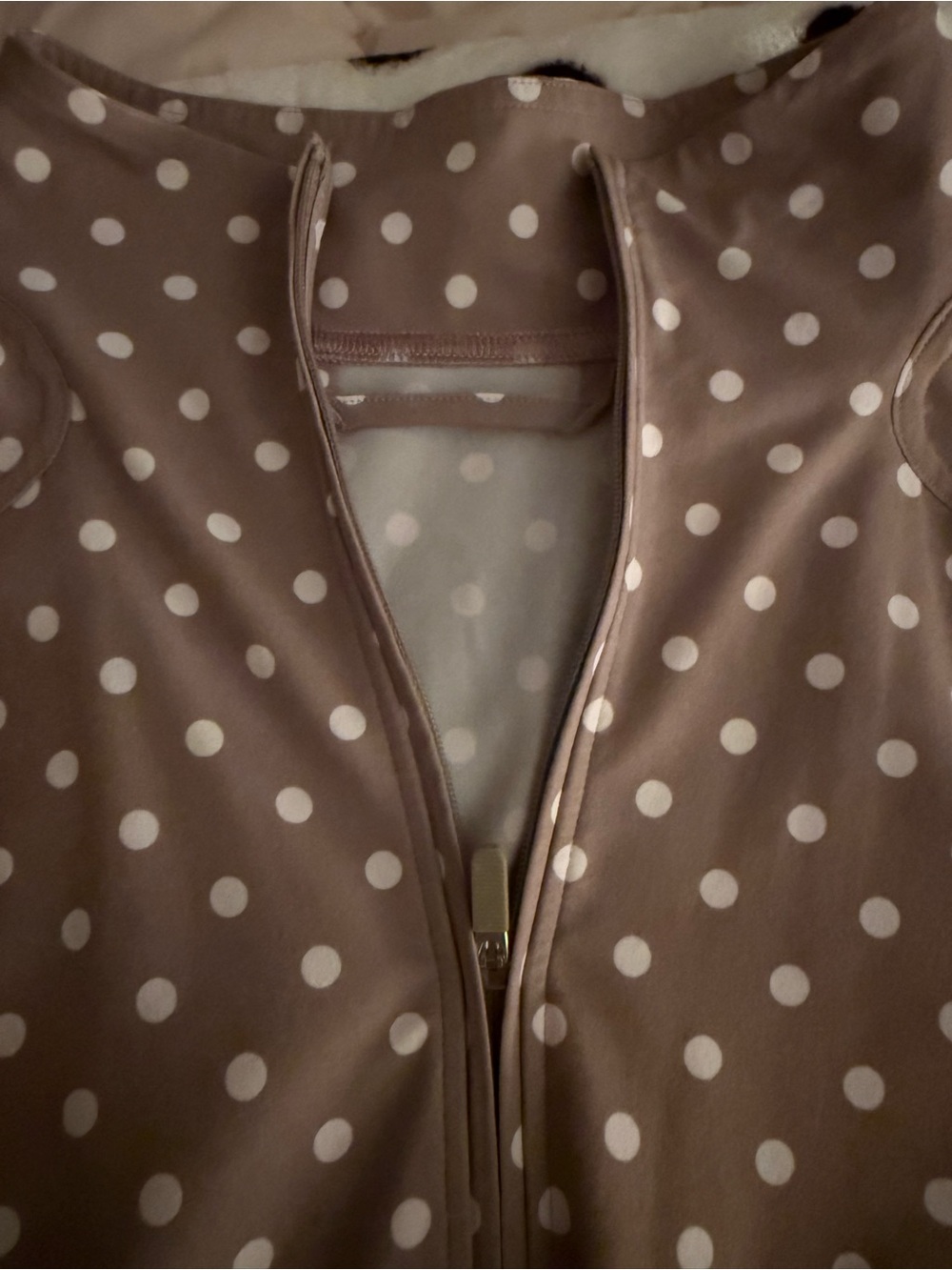 Lululemon Beige Polka Dot Zip-Up Jacket - Picture 5 of 5